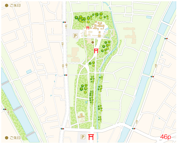 賀茂御祖神社境内図