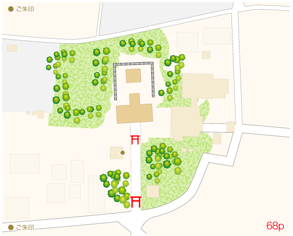 都波岐奈加等神社境内図