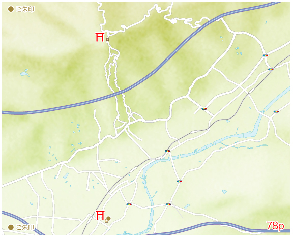 砥鹿神社境内図