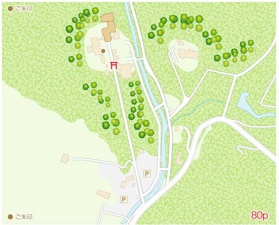 小国神社境内図