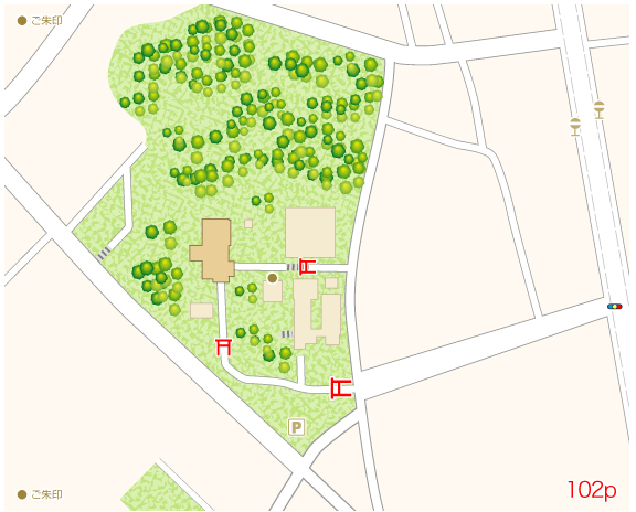玉前神社境内図