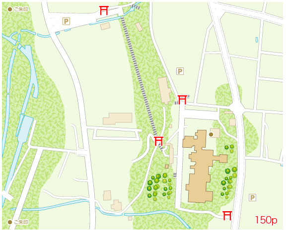 白山比咩神社境内図