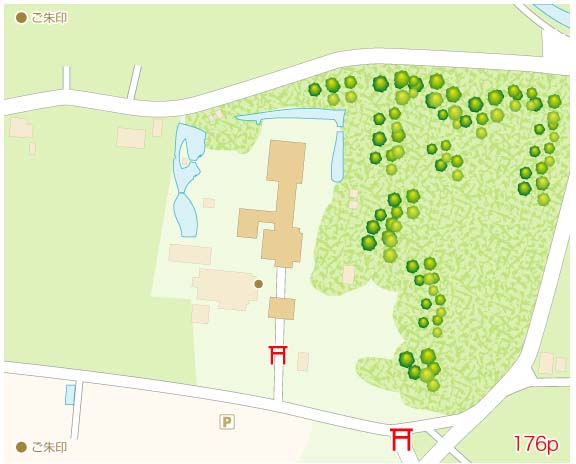 出石神社境内図