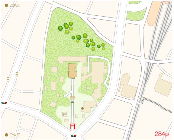 秩父神社境内図